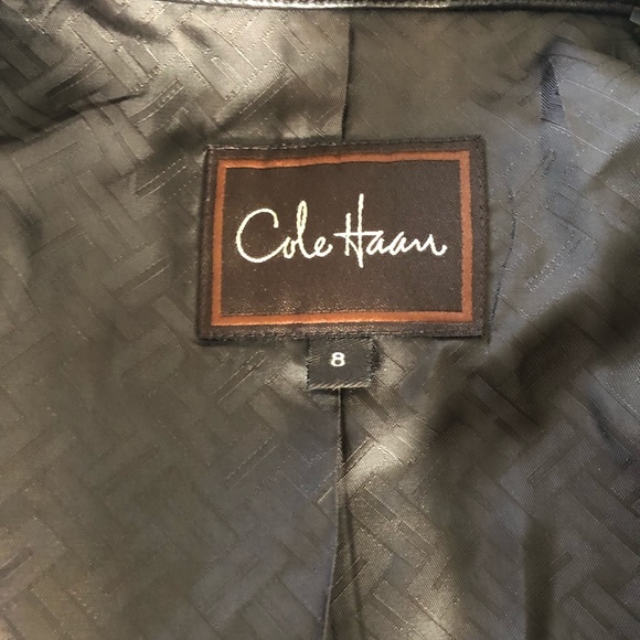 Coke Haan Leather Jacket - Picture 4 of 6